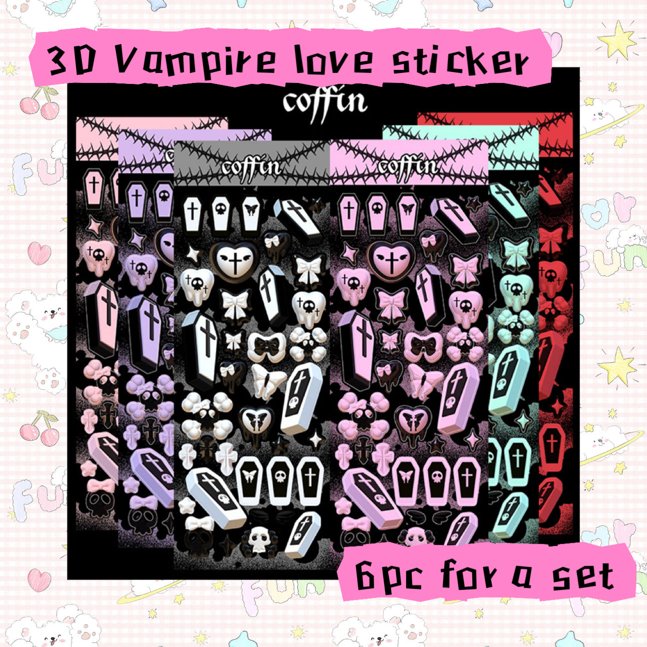 3D Vampire Love 6pc