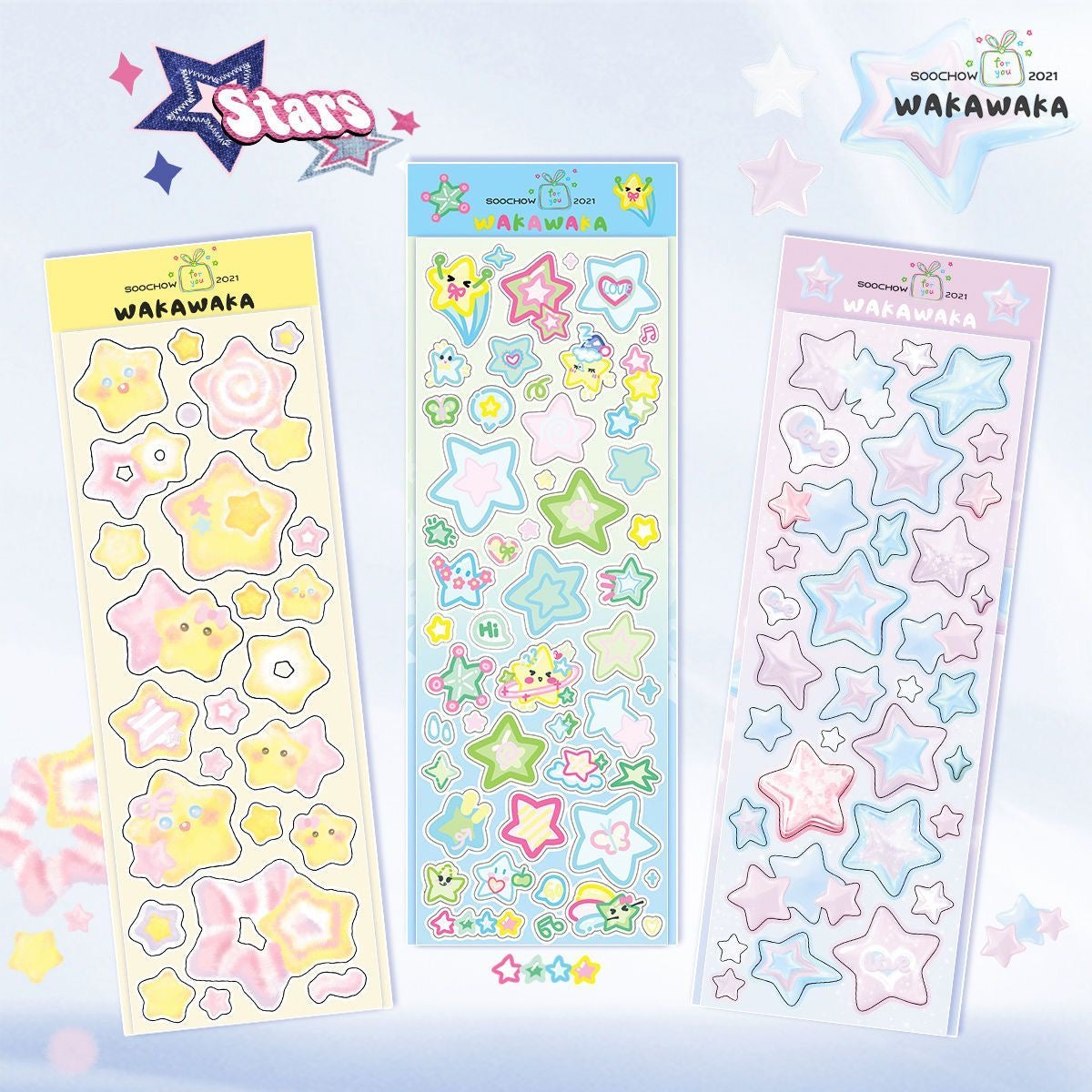 Wakawaka Star 6pc
