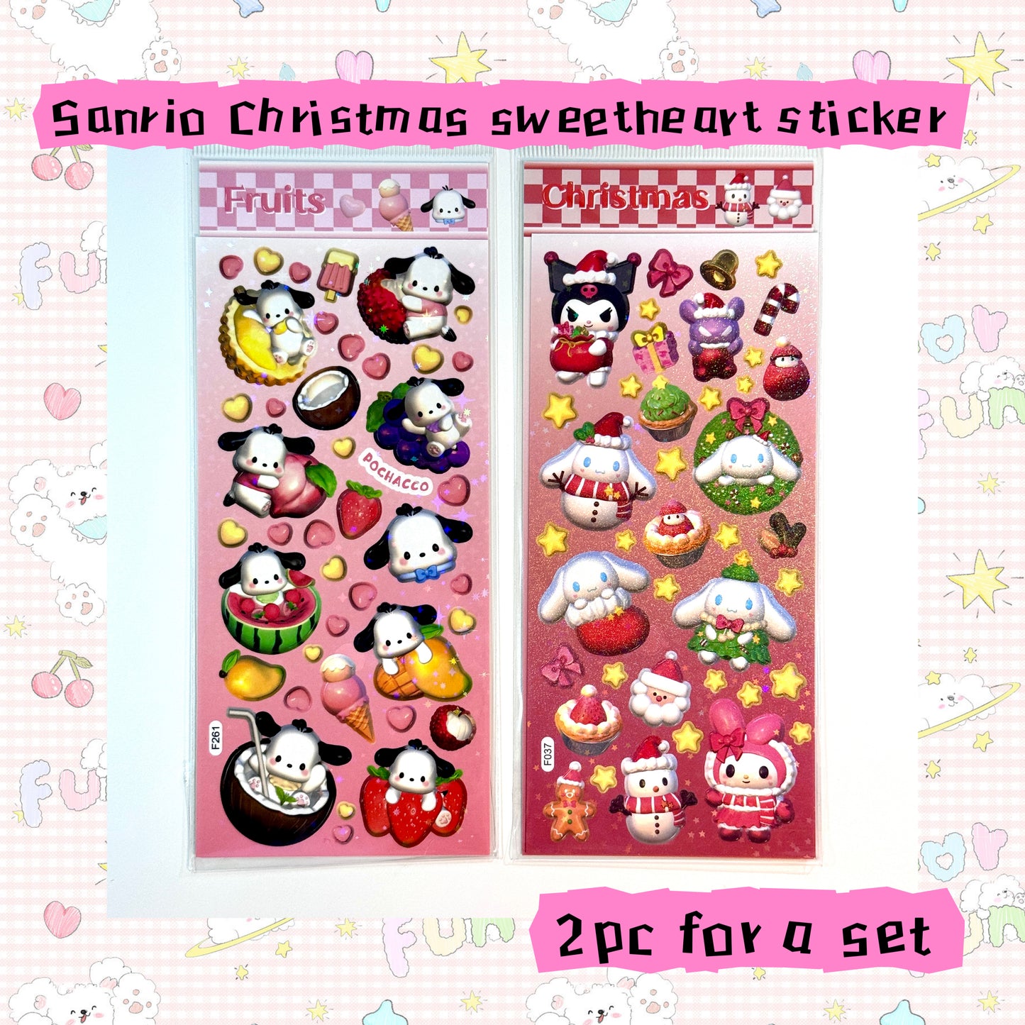 Sanrio Christmas Sweetheart 2pc