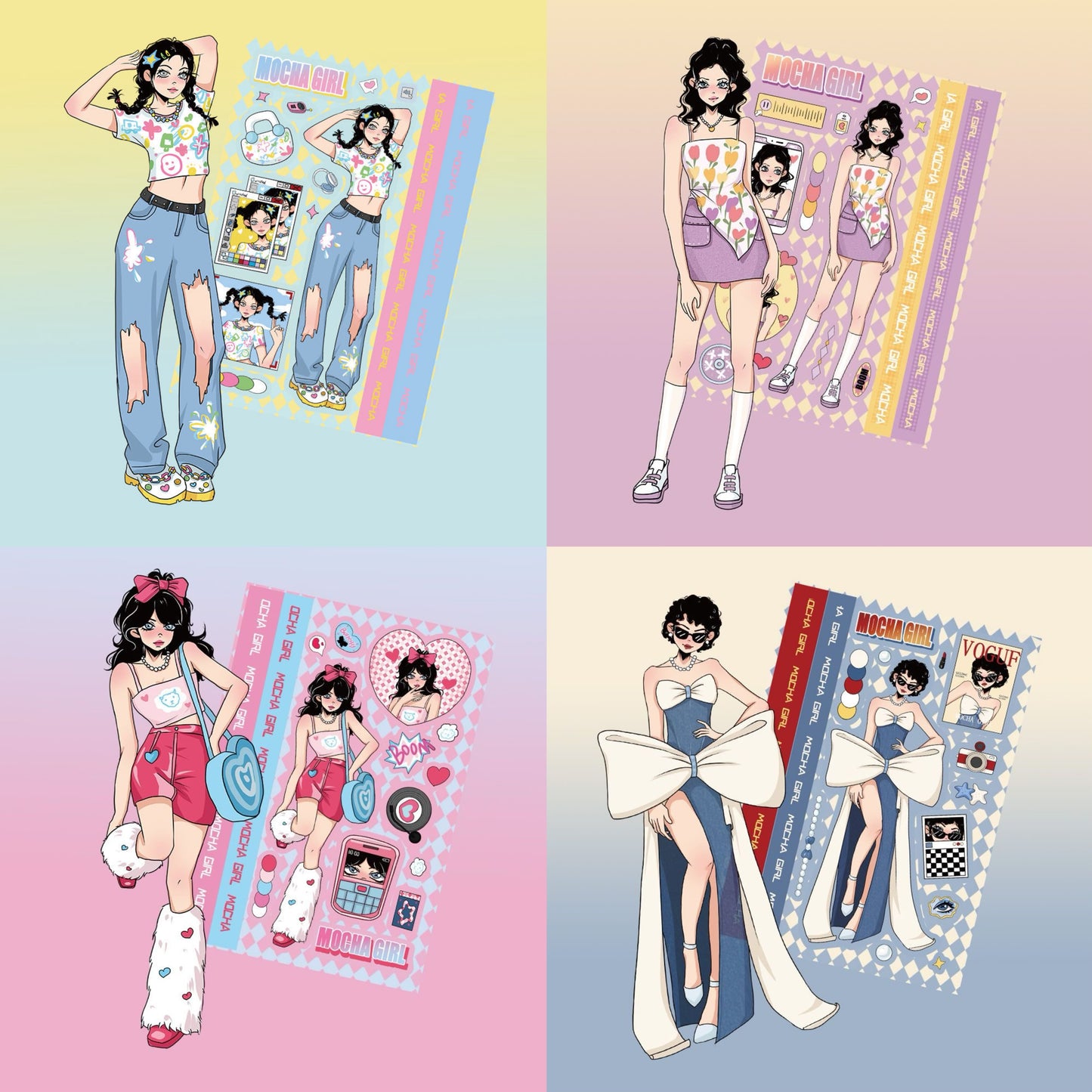 Mocha Girl 8pc
