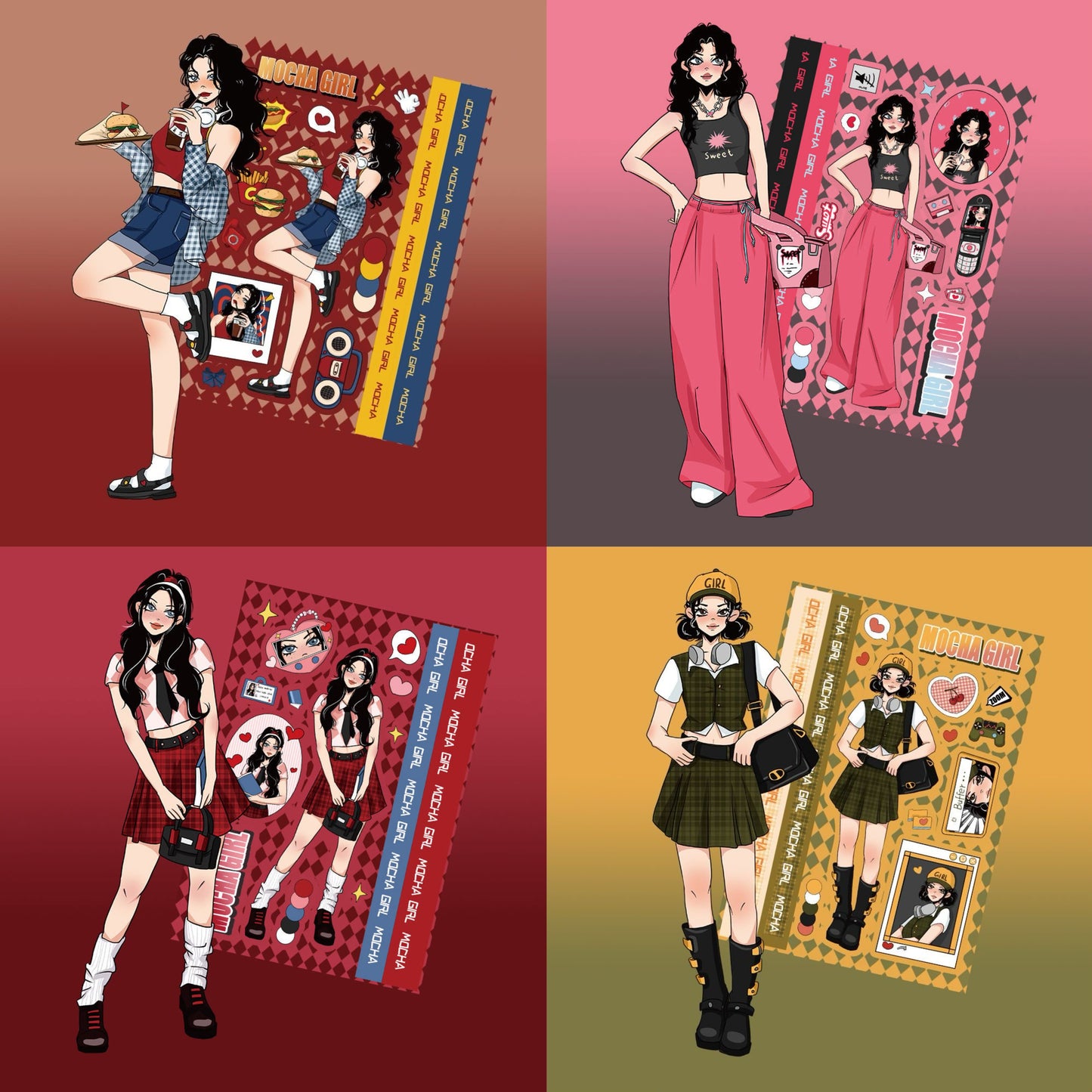 Mocha Girl 8pc