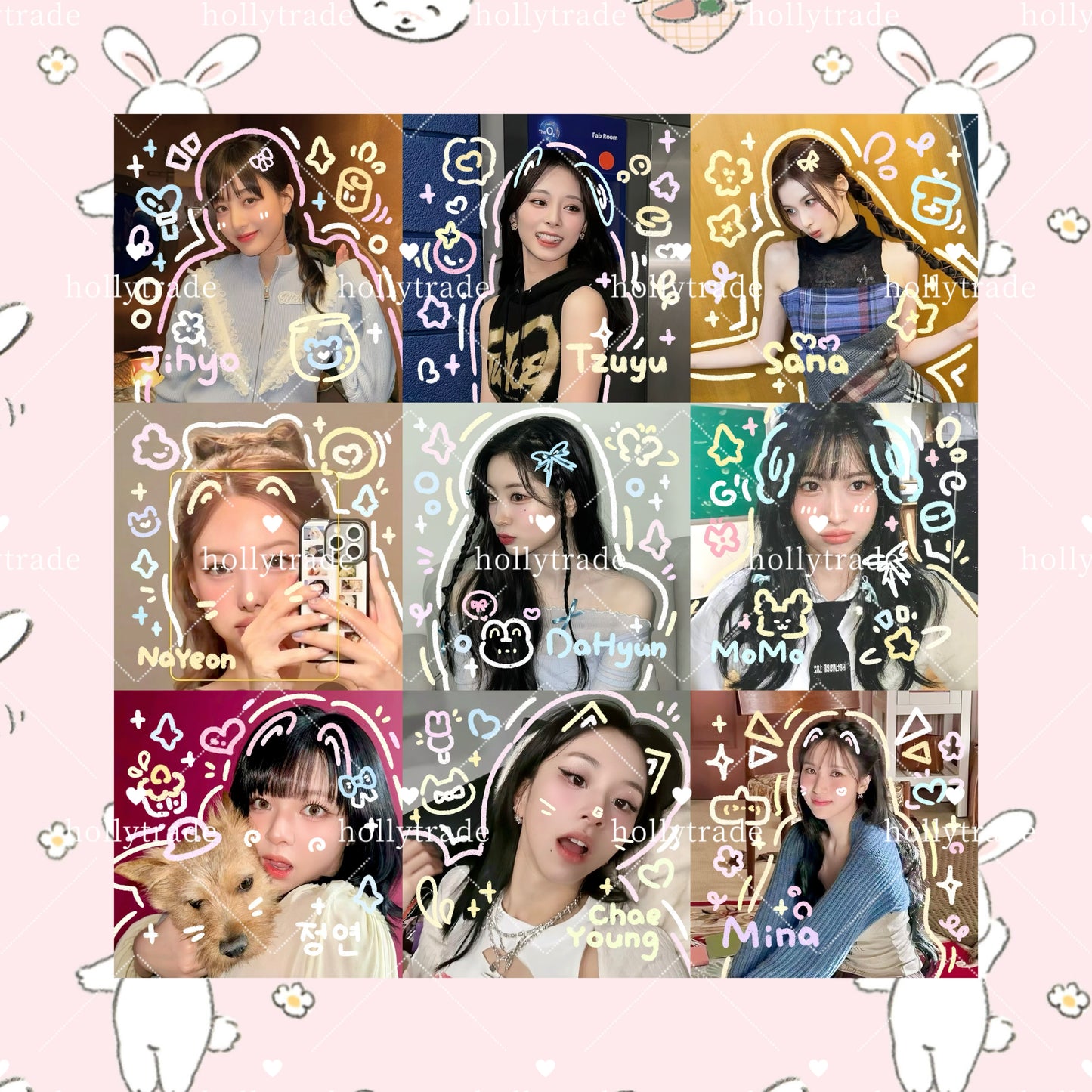 TWICE Graffiti Fluorescence 90pc