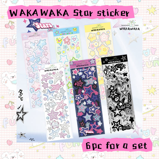 Wakawaka Star 6pc
