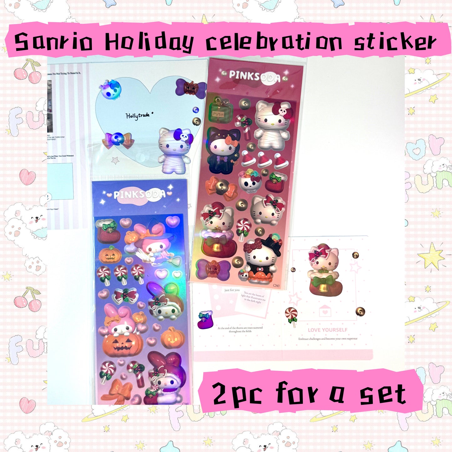 Sanrio Holiday Celebration 2pc
