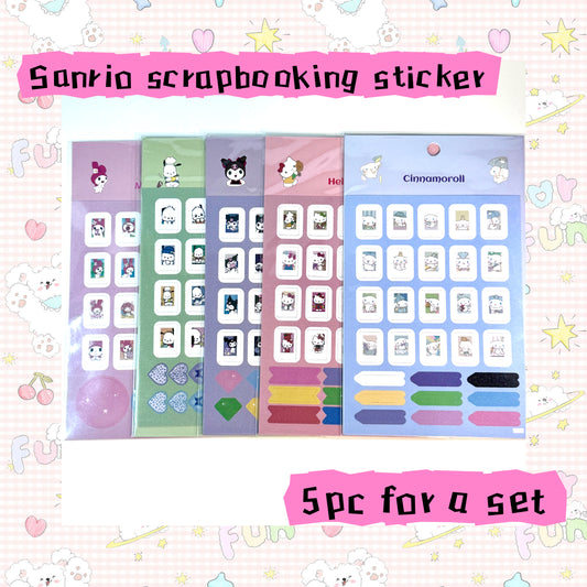 Sanrio Scrapbooking 5pc