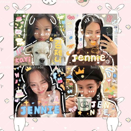 JENNIE BLACK PINK Adorable Daily 40pc