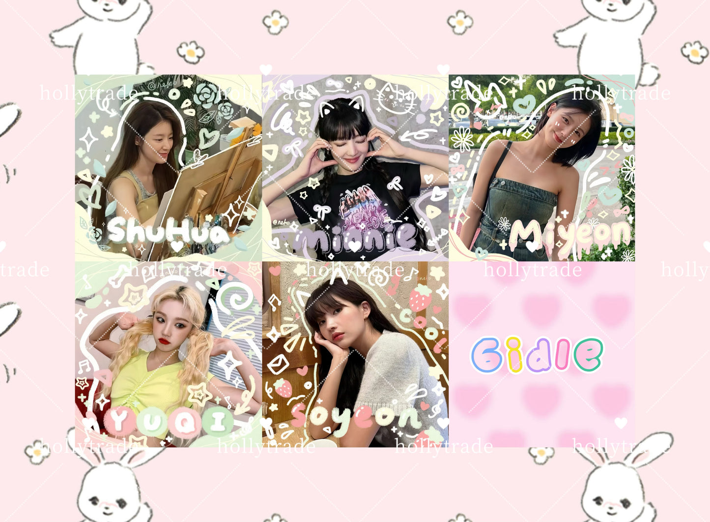 GIDLE Graffiti Fluorescence 50pc