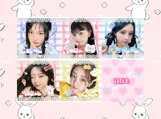 ILLIT Cute Plaid Girls 50pc